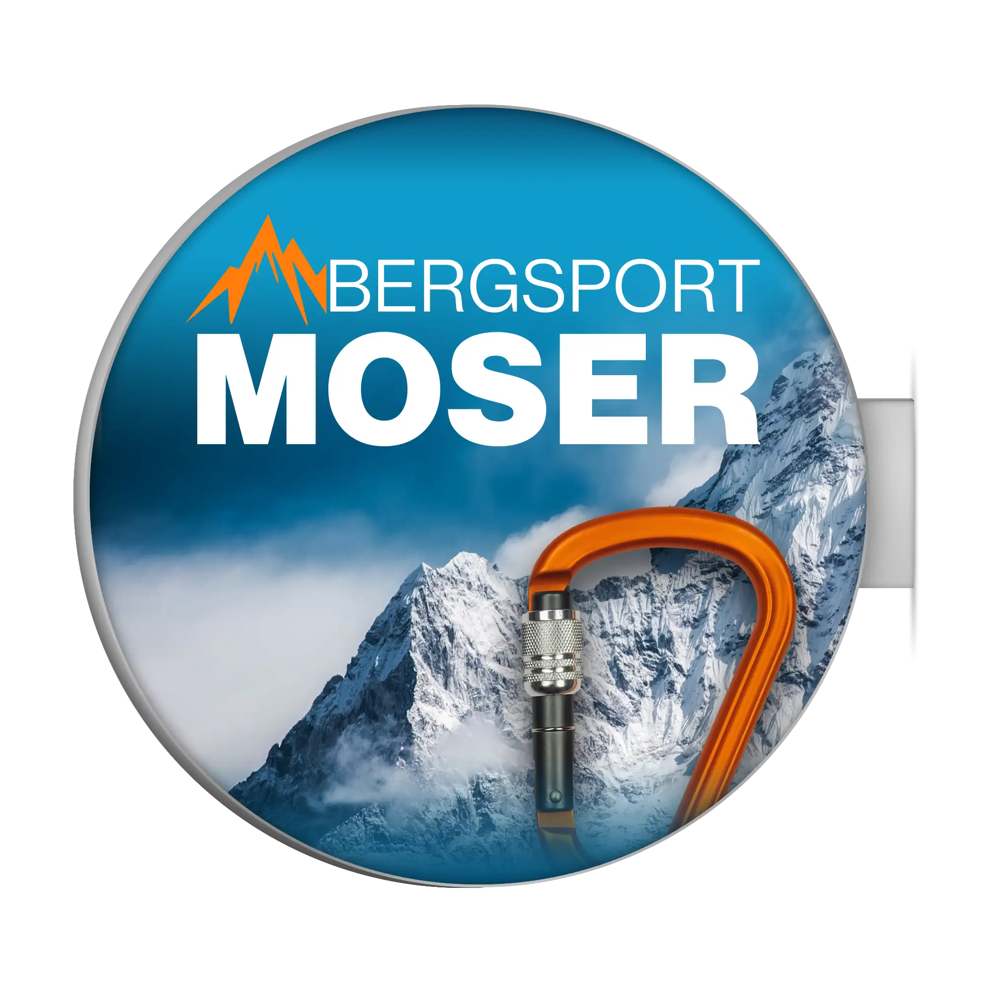 LED - Leuchtschild 2-seitig rund